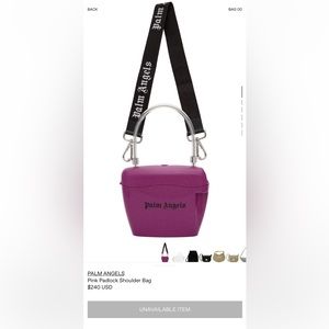 PALM ANGELS
Pink Padlock Shoulder Bag